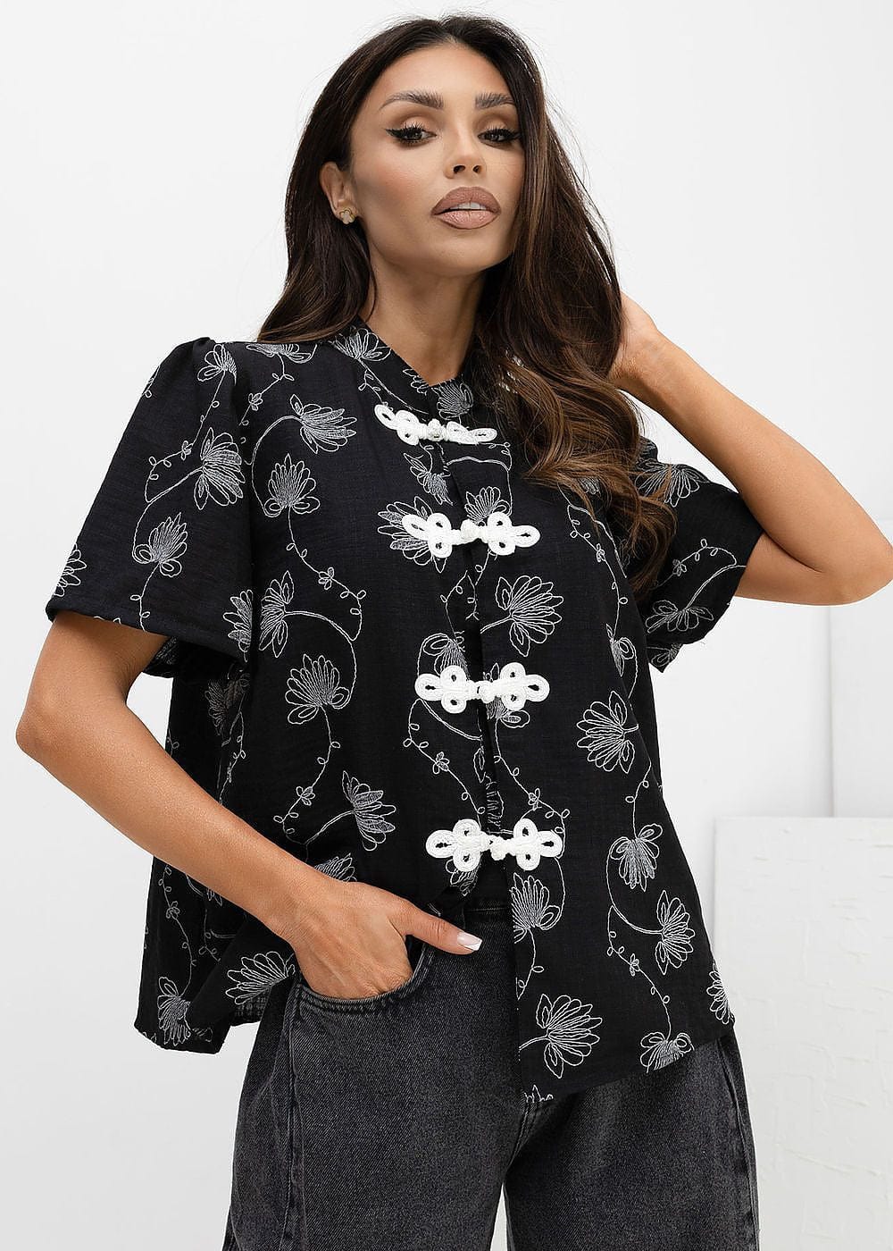  Short sleeve shirt model 229098 Factory Price 