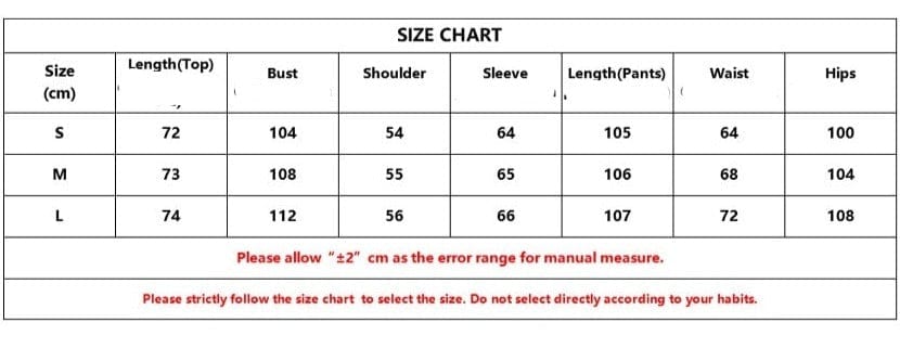 Teon Clothing Shop Fashion Long Sleeve Blouse 2 Piece Sets Women's Clothing