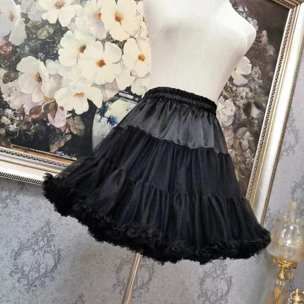 Teon Clothing Shop Black Skirt / S Lolita Black Dress Goth