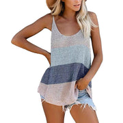 Teon Clothing Shop Camel / S / United States Women's summer tank top. Casual monochrome