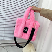 Teonclothingshop 2023 Designer Large Faux Fur Bag For Women Luxury Handbags