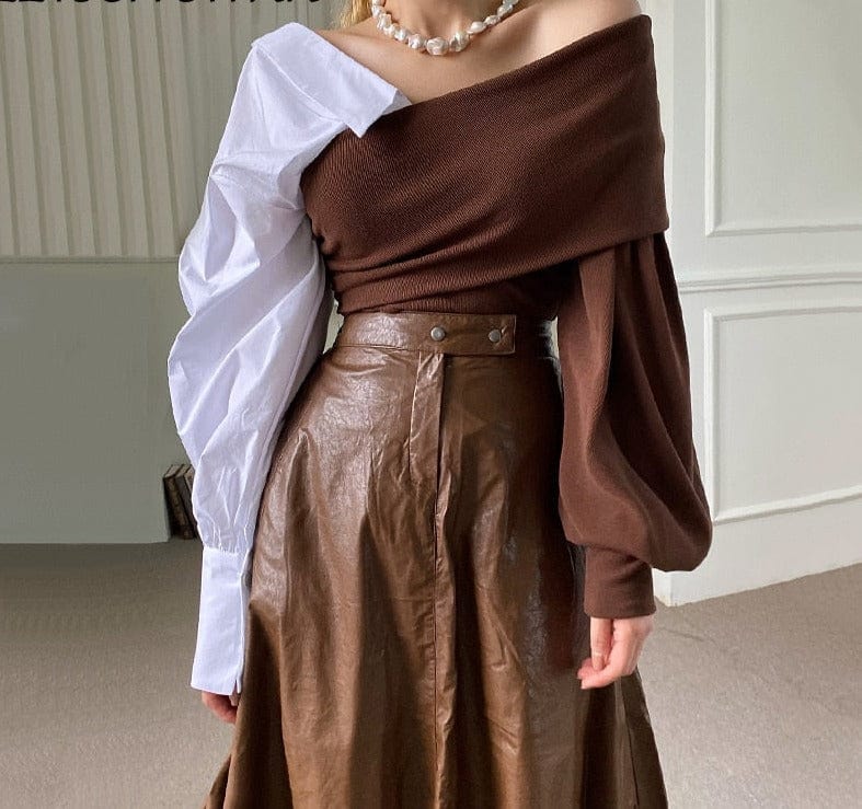 Teonclothingshop 2023 new casual fashion off the shoulder t-shirt