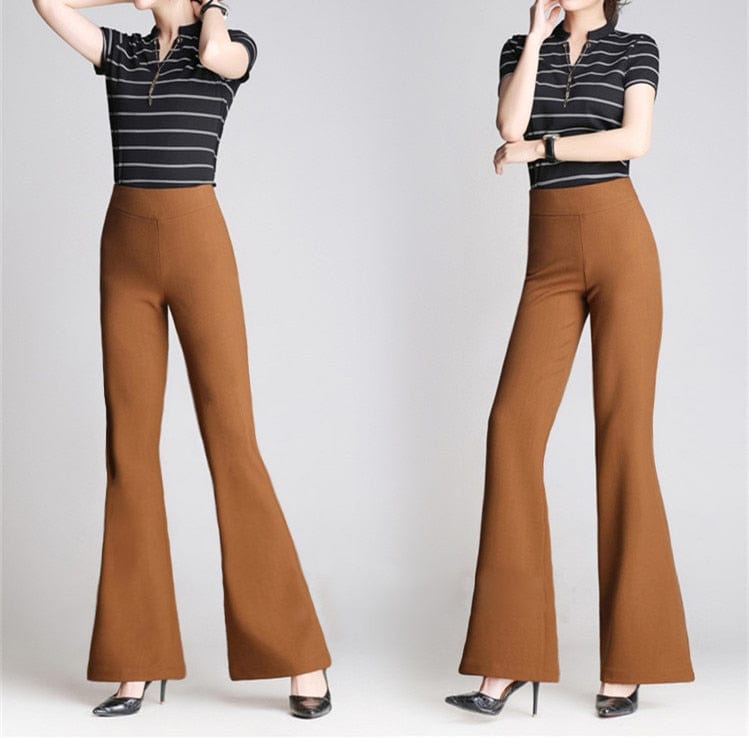 Teonclothingshop 2023. Spring Autumn New women's office trousers with an extension at the waist