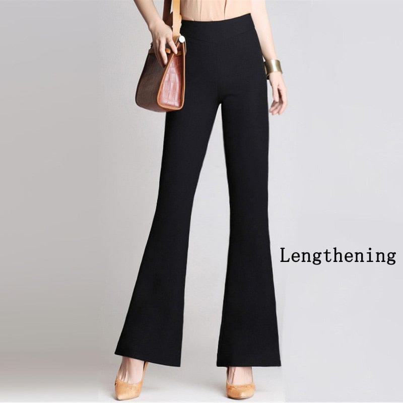 Teonclothingshop 2023. Spring Autumn New women's office trousers with an extension at the waist