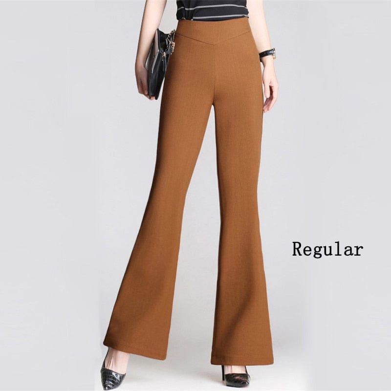 Teonclothingshop 2023. Spring Autumn New women's office trousers with an extension at the waist