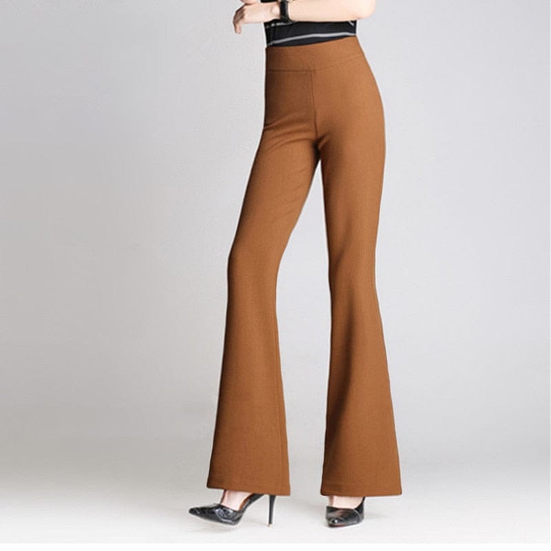 Teonclothingshop 2023. Spring Autumn New women's office trousers with an extension at the waist