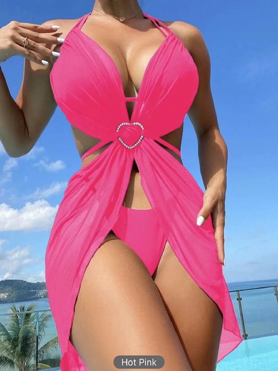 Teonclothingshop 2024 3-piece halter swimsuit.