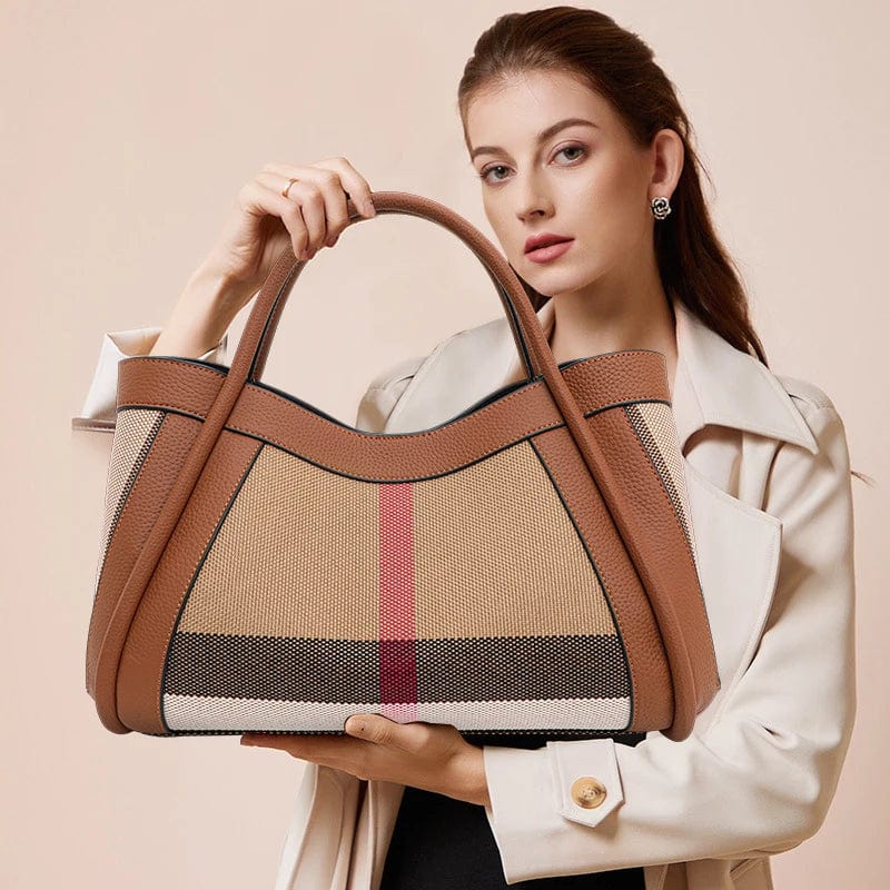 Teonclothingshop 2024 New Retro Checkered Women's Handbag