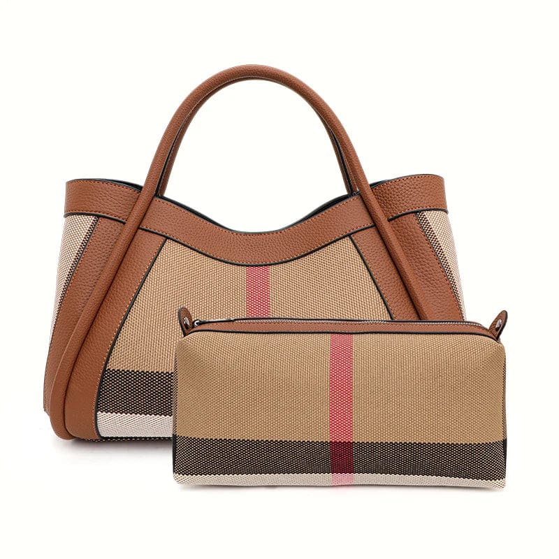 Teonclothingshop 2024 New Retro Checkered Women's Handbag