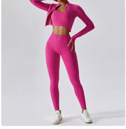 Teonclothingshop 3-piece women's tracksuit fitness set