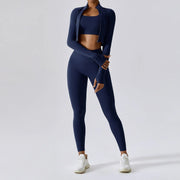 Teonclothingshop 3-piece women's tracksuit fitness set