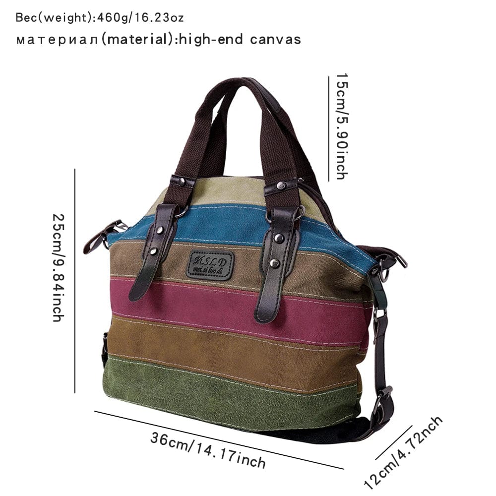 Teonclothingshop A trendy canvas bag with a large capacity