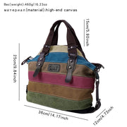 Teonclothingshop A trendy canvas bag with a large capacity