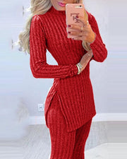 Teonclothingshop Autumn-Winter 2023 Knitted two-piece suits Women's fashion clothing