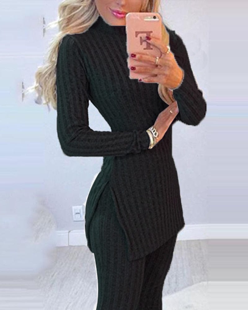 Teonclothingshop Autumn-Winter 2023 Knitted two-piece suits Women's fashion clothing