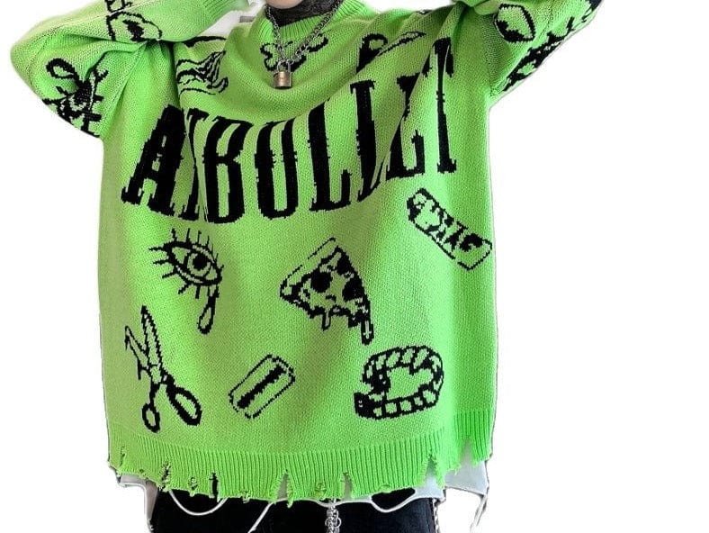 Teonclothingshop Autumn Winter Punk Punk Hip Hop Sweater