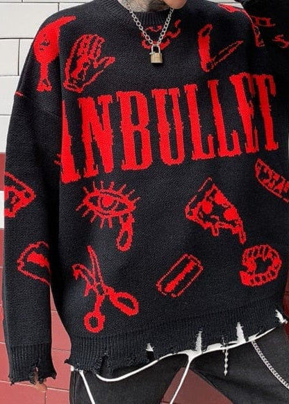 Teonclothingshop Autumn Winter Punk Punk Hip Hop Sweater
