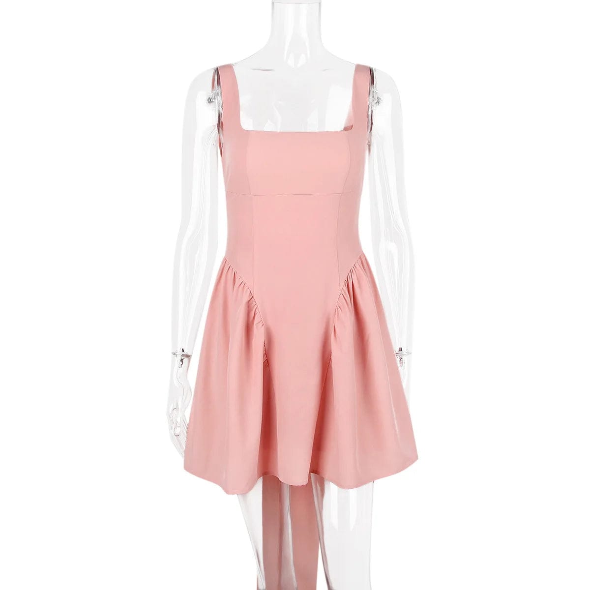 Teonclothingshop Backless A-line summer mini dress with bow