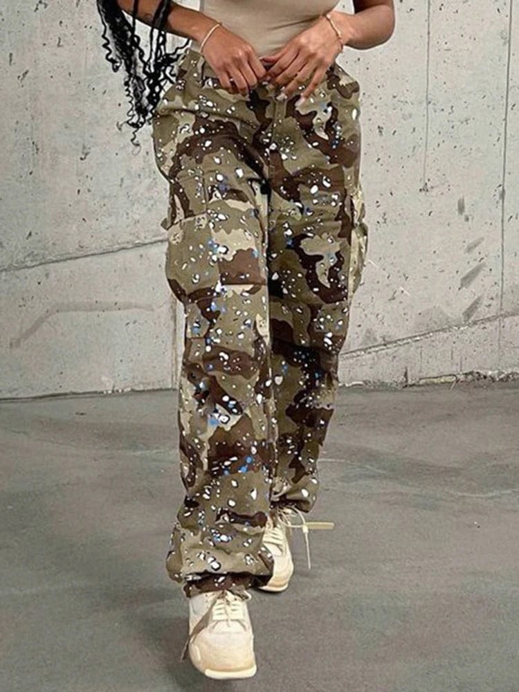 Teonclothingshop Camouflage Baggy Cargo Pants