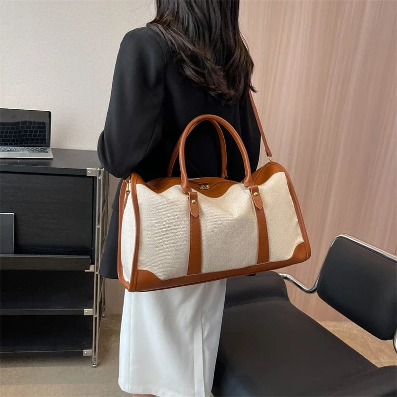 Teonclothingshop Carry in Style: High-Capacity Travel Handbag for Women