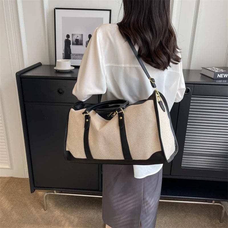 Teonclothingshop Carry in Style: High-Capacity Travel Handbag for Women