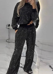 Teonclothingshop Casual Glitter Tracksuit for Women