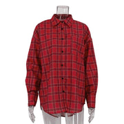 Teonclothingshop Casual loose shirts with a lapel