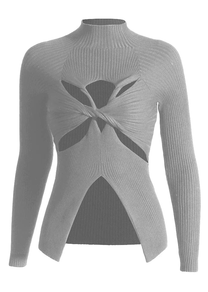 Teonclothingshop Chic Hollow Knit Sweater