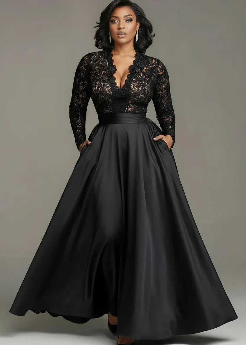 Cocktail Plus Size Dress for Women's