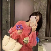 Teonclothingshop Cute fashion casual floral pullover