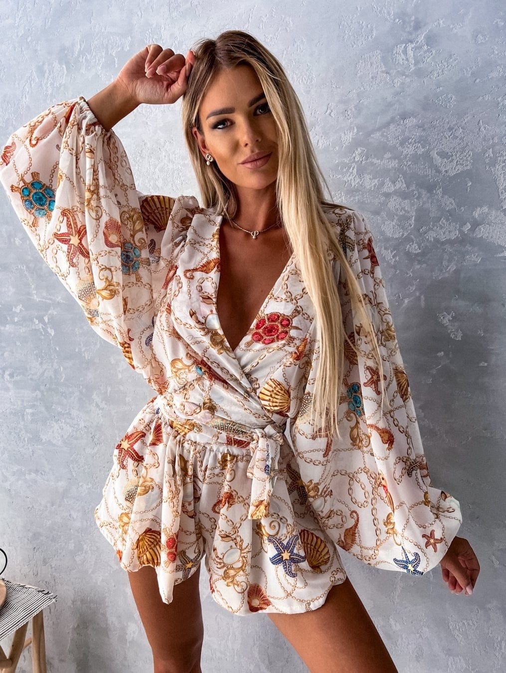 Teonclothingshop Deep V Neck Set For Women Summer Casual Boho Beach Vacation Wear