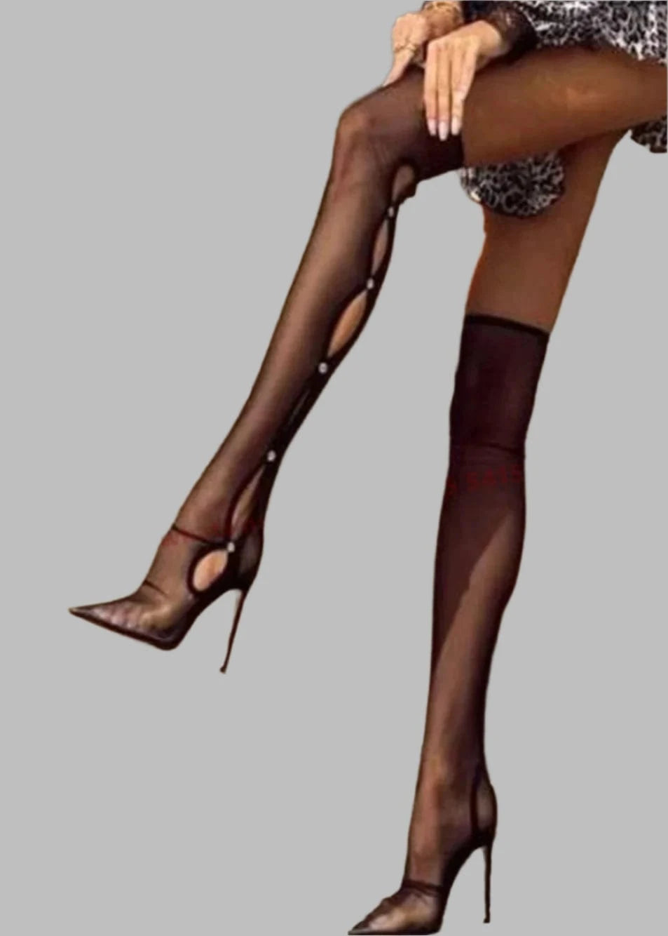Teonclothingshop Elegant Pearl Stiletto Sandals