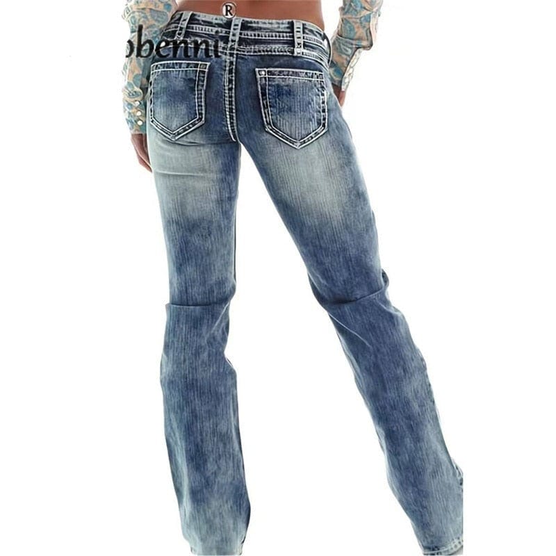 Teonclothingshop Embrace Comfort and Style with our High Waist Straight Jeans