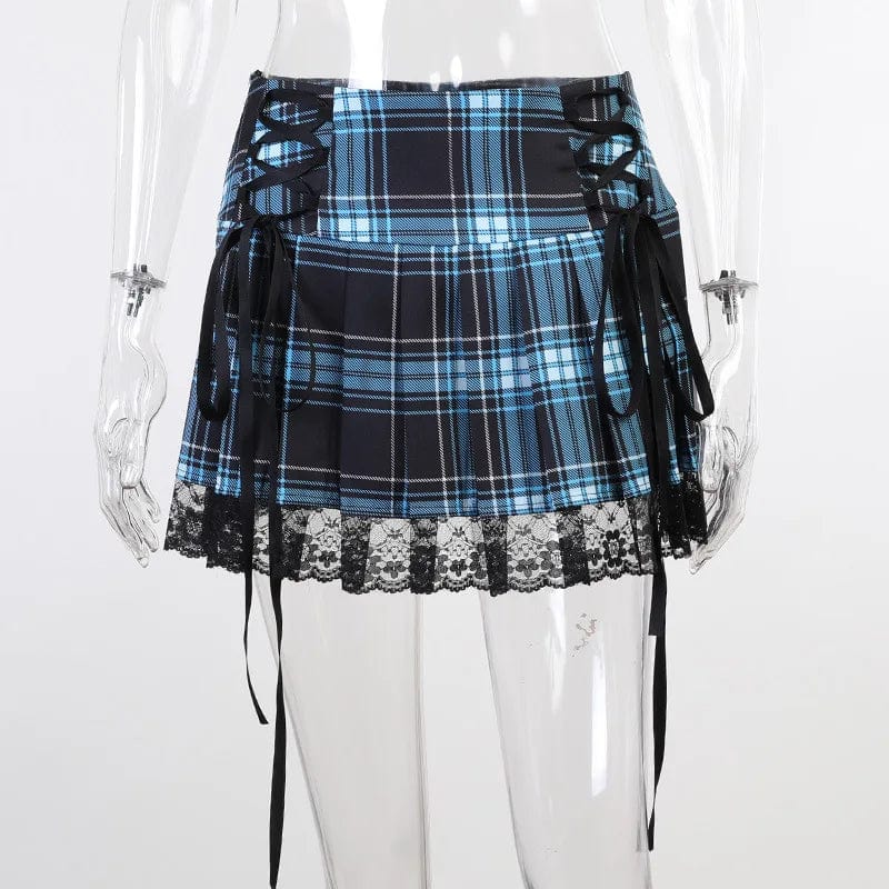 Teonclothingshop Embrace Edgy Style: Gothic Grunge Mini Skirt for Summer