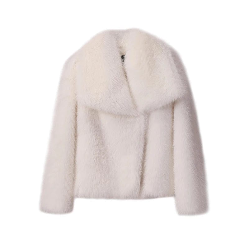 Teonclothingshop Fashion fur jacket, women's coat