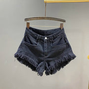 Teonclothingshop Fashion Green A-line Casual Denim Shorts