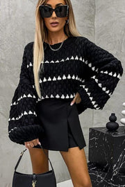 Teonclothingshop Fashion oversized pullover with round neck