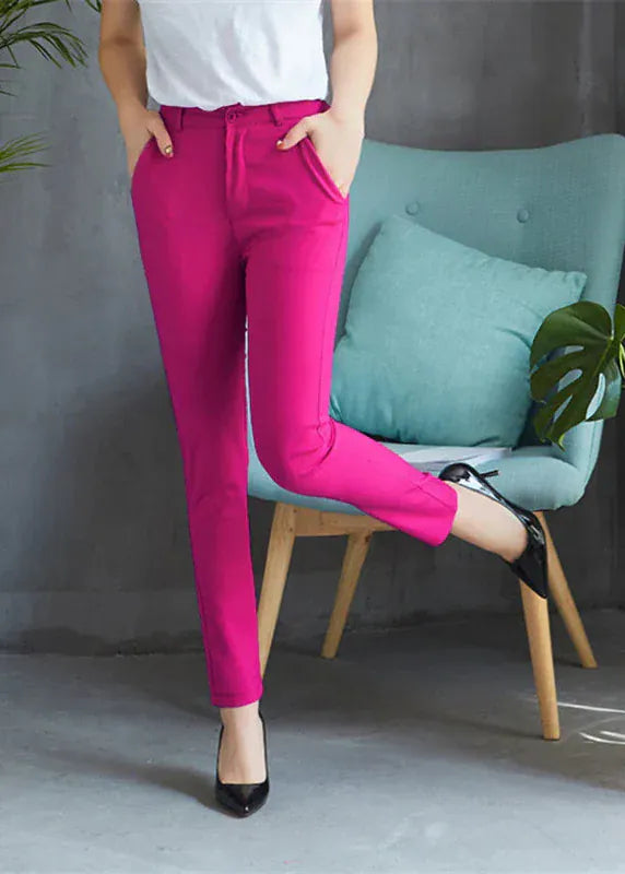 Fashion Streetwear Cute Candy Color Pencil Pants