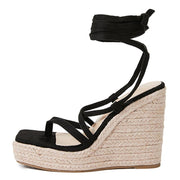 Teonclothingshop Fashionable sandals with a platform heel