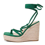 Teonclothingshop Fashionable sandals with a platform heel