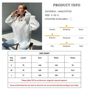 Teonclothingshop Fashionable White Women's Long Sleeve Foldover Blouses, 100% Cotton Shirts