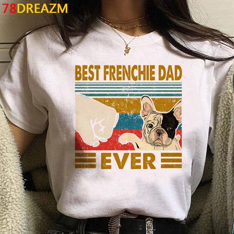 Teonclothingshop French bulldog tops, summer shirt