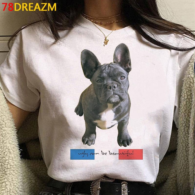 Teonclothingshop French bulldog tops, summer shirt