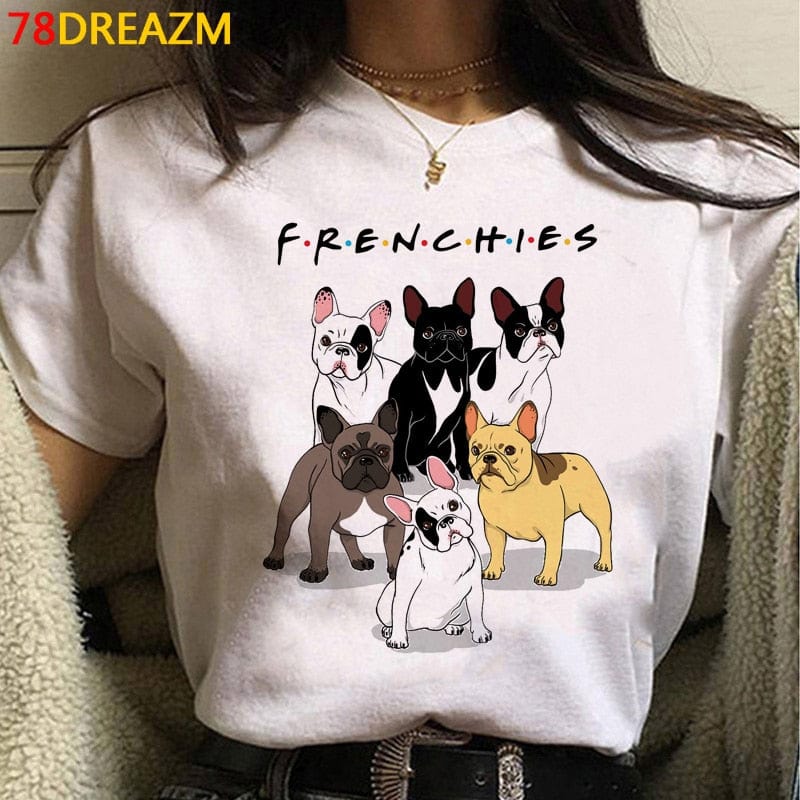 Teonclothingshop French bulldog tops, summer shirt