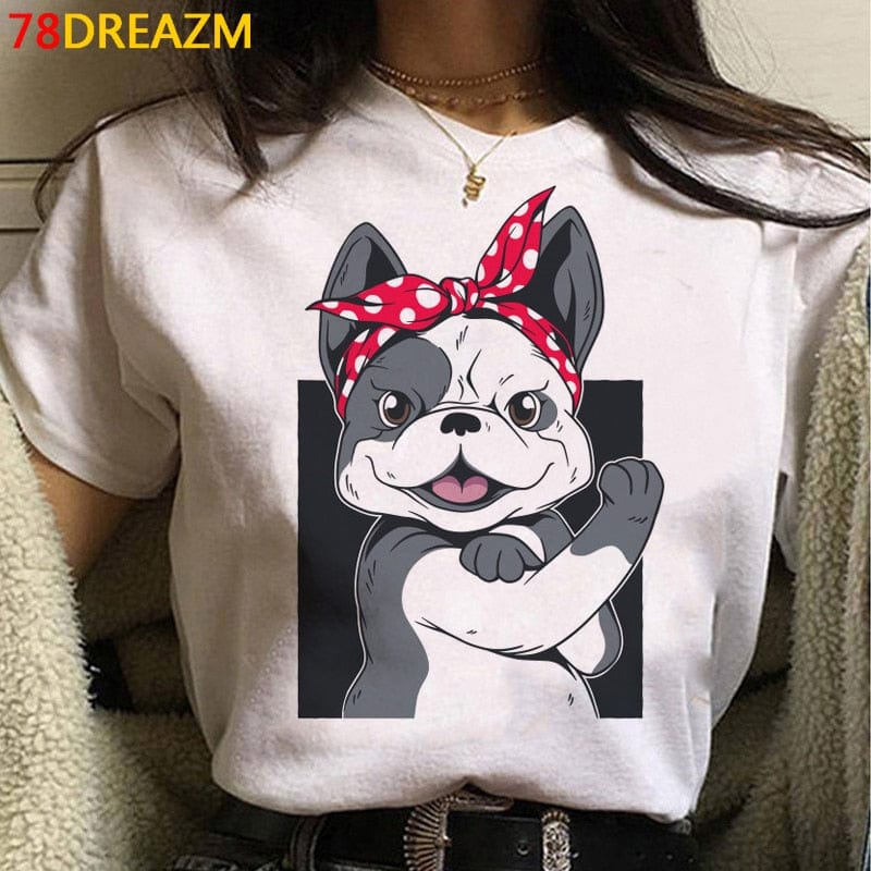 Teonclothingshop French bulldog tops, summer shirt