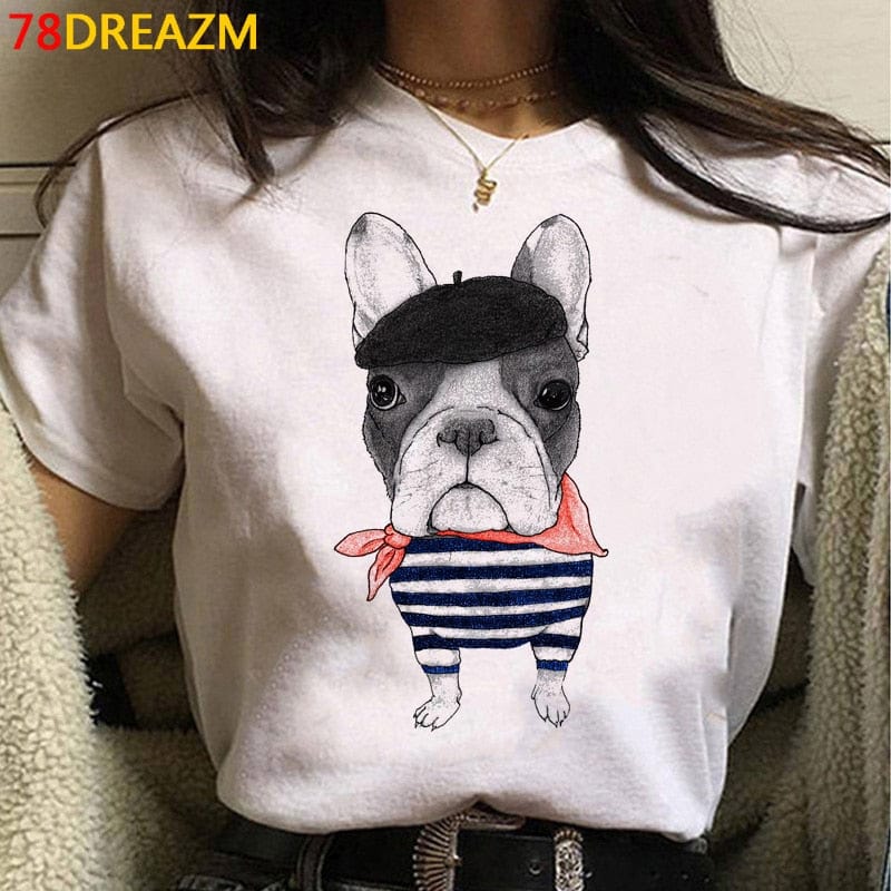 Teonclothingshop French bulldog tops, summer shirt