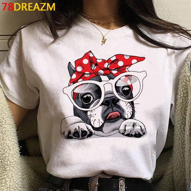 Teonclothingshop French bulldog tops, summer shirt