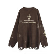 Teonclothingshop Gothic black pullover