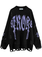 Teonclothingshop Gothic black pullover