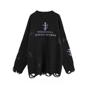 Teonclothingshop Gothic black pullover